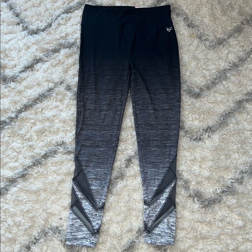 Justice Ombre Mesh Cutout Leggings